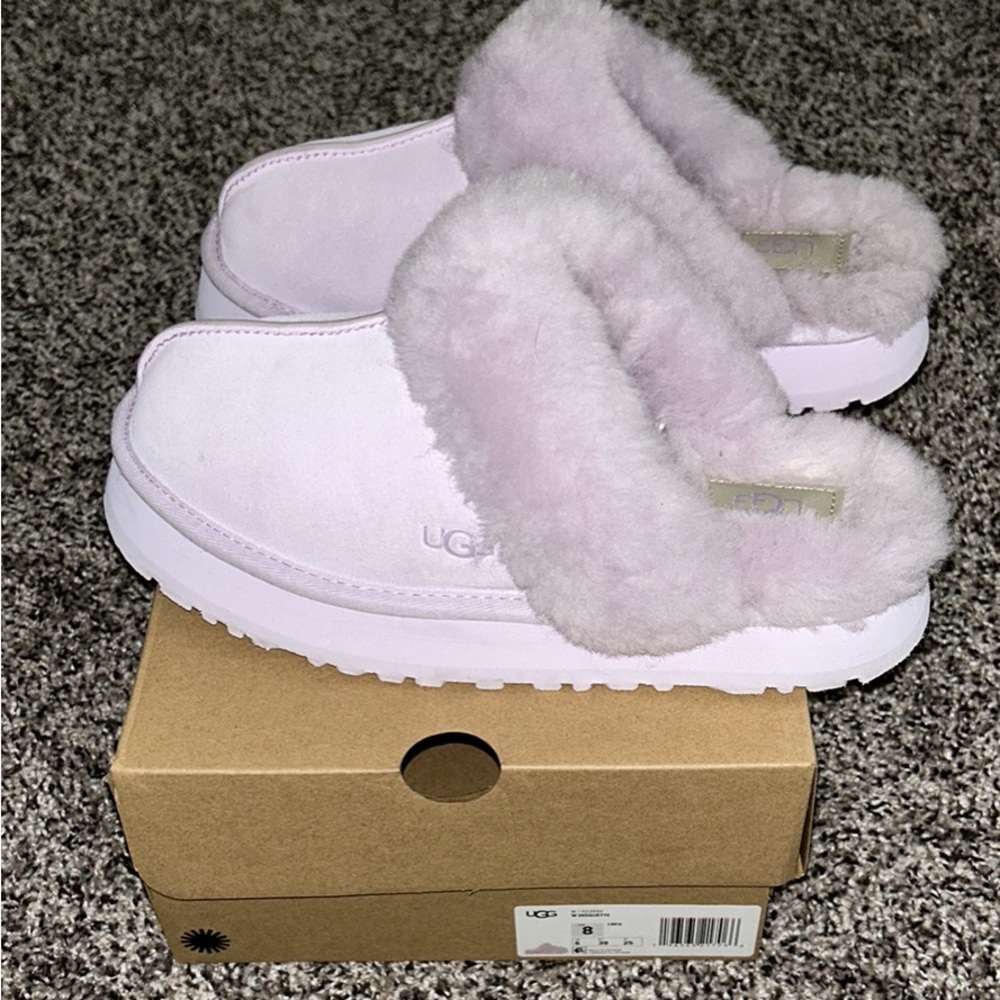 SOLD UGGs Platform Slippers